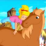 Bibi és Tina lovagol lovas játok