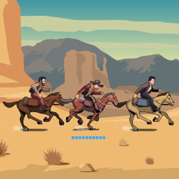 Banditás lovas játék