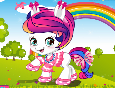 Sweet baby pony öltöztetős lovas játék