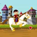 Hercegnő mentés lovas játék