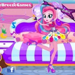 Pinkie Pie egyedi stílusa lovas játék